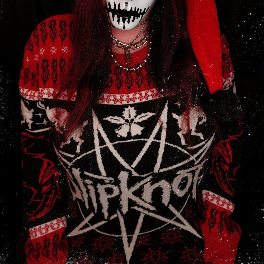 Official SLIPKNOT Christmas Sweater - RARE - Picture 6 of 7